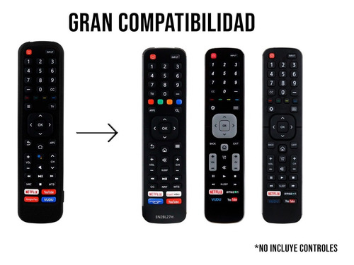 Funda Para Control Hisense Protector Silicon En2a27 Smart Tv