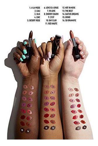 Batom Nyx Professional Makeup Shout Loud Satin Lipstick