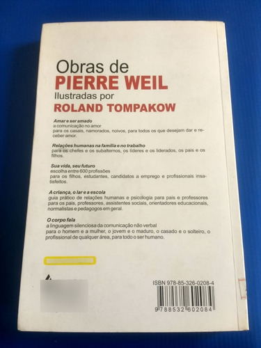 Livro O Corpo Fala - 72.a Edição (Usado)