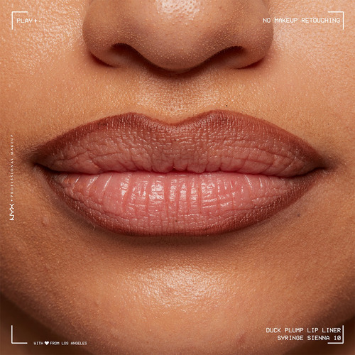 Delineador De Labios Duck Plump De Nyx Professional Makeup Syrnge Siena