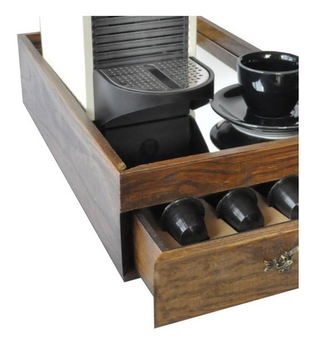Caixa Para Maquina E Capsulas Nespresso P Pinus Luxo