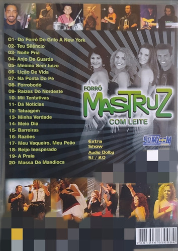 Mastruz Com Leite Mastruz É O Show Dvd Original Lacrado