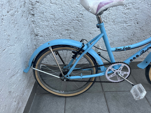 Bicicleta Para Niña Rodada 24 Color Azul Celeste Se Vende Celeste 20 " (Usado)
