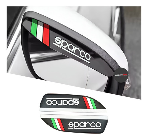 Protector Para De Lluvias Espejos Retrovisor Sparco