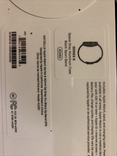 Apple Watch Series 6 - 40mm Gps