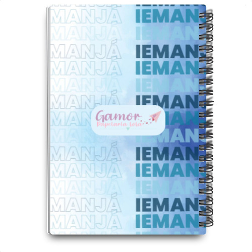 Caderno Capa Dura A5 100 Folhas Pautado Orixás Iemanjá Oxala