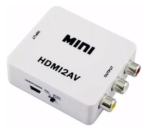 Adaptador Conversor Hdmi 1.4 A Rca Noga Full Hd Smart Tv