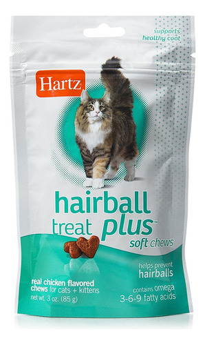 Hartz Hairball Remedy Plus Chicken Flavored Soft Chews For C