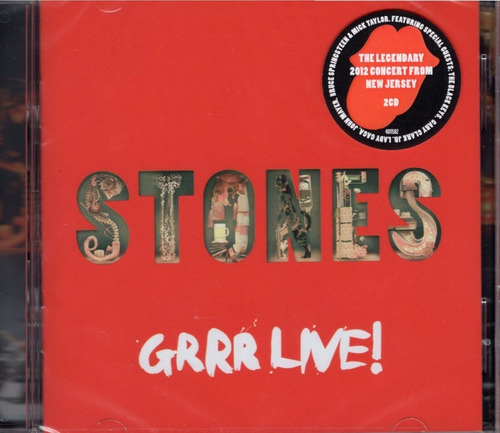 Cd Rolling Stones Grrr Live!  Duplo Lacado Imp