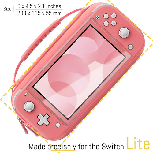 Funda De Transporte Orzly Para Nintendo Switch Lite Con Alma