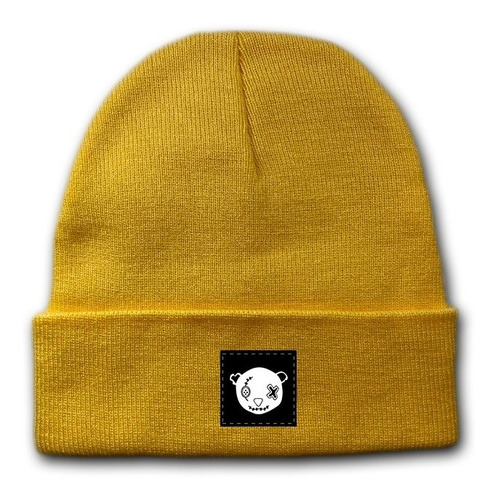 Gorro De Lana Beanie Unisex Amarillo Avershy Box.