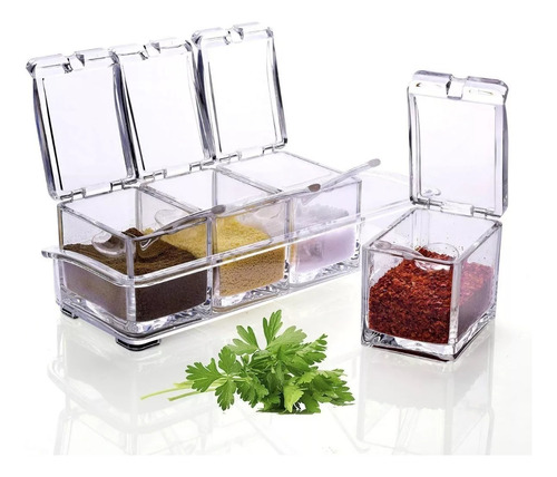 Especieros Frascos Condimentos Cocina Organizador