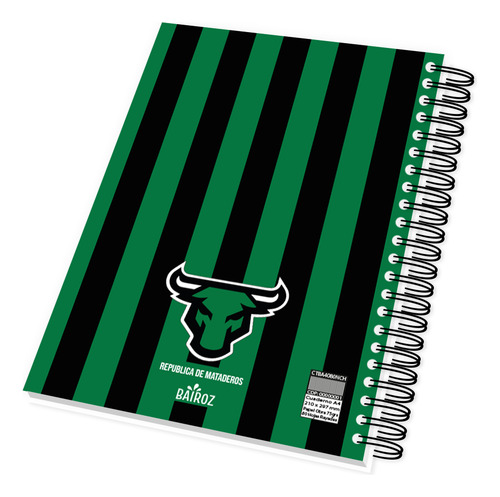 Cuaderno Universitario A4 Tapa Blanda 80 Hojas Nueva Chicago Verde