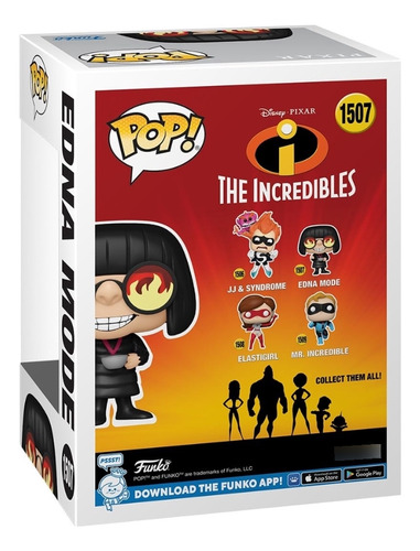 Funko Pop! Disney Pixar #1507 - The Incredibles: Edna Mode