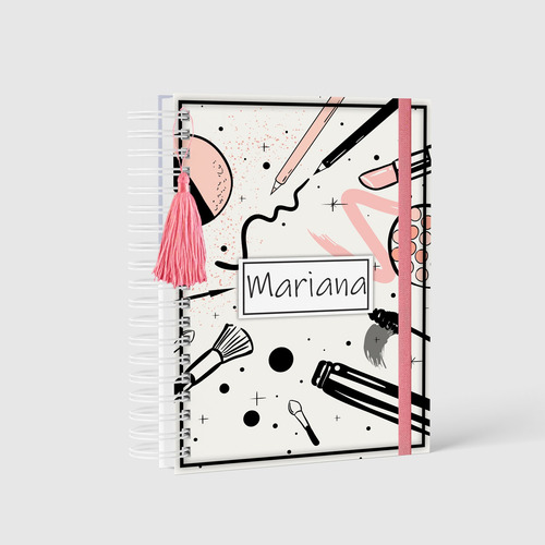 Agenda 2025 Personalizada Maquiagem Make Com Nome