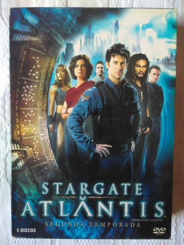 Box C/ 5 Dvds Stargate Atlantis - Segunda Temporada - Origin (Usado)