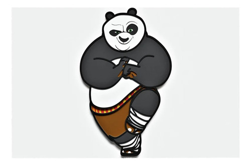 Cuadro Decorativo Poh Kung Fu Panda Madera