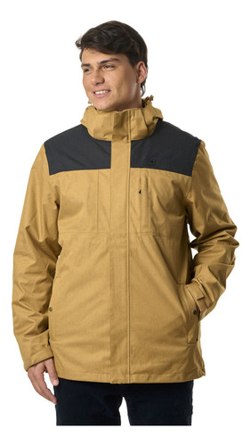 Chaqueta Siklos Reciclada Kivul Hombre Cafe