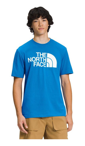 Polera Hombre The North Face Manga Corta Half Dome Azul