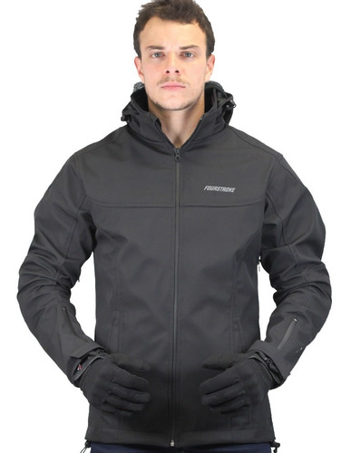 Campera Fourstroke - Block Softshell Jacket - 4 Stroke Moto