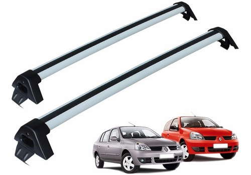 Rack Bagageiro Aluminio Clio 4 Portas Clio Sedan 2007