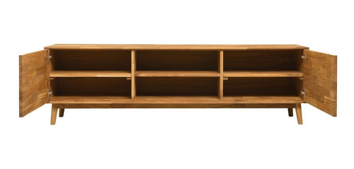 Imagen 3 de 7 de Mueble Tv 100% Madera Maciza De Roble Ref: Maciza02
