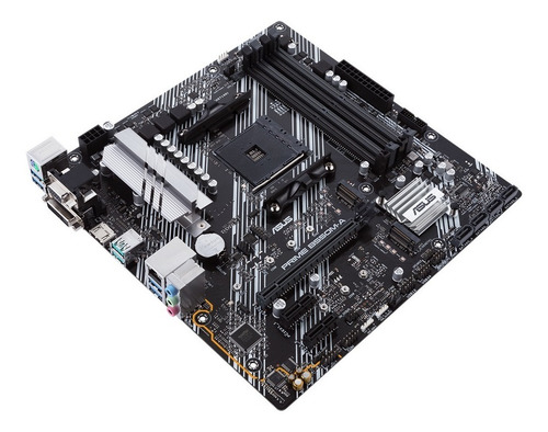 Imagen 3 de 6 de Board Asus Prime B550m-a Csm Socket Am4 Amd Ryzen M.2 Aura