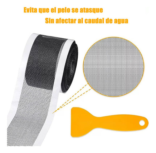 . Captador De Pelo De Drenaje De Ducha, Pegatinas