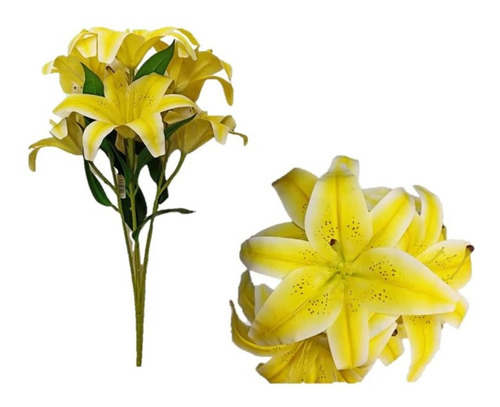 Ramo Flor Lirio Amarillo 