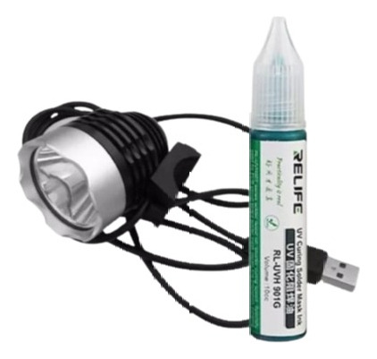 Lanterna Lampada Uv+ Mascara Uv