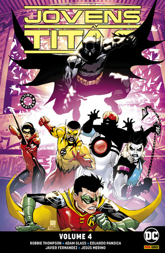 Os Jovens Titãs Vol. 4 (de 4), de Glass, Adam. Editorial Panini Brasil LTDA, capa mole em português, 2021