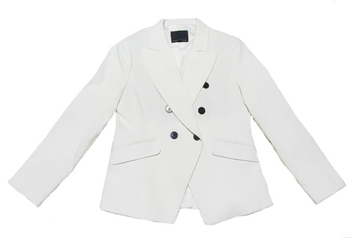 Blazer Chaqueta Blanco Banana Republic Mujer Talla 8p