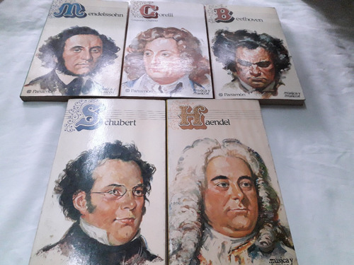 Biografia Musicos Clasicos Lote X 5 Libros Musica Y Musicos 