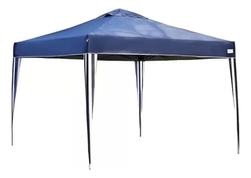 Tenda Gazebo Praia Dobrável Sanfonada 3 X 3 M Azul Mor