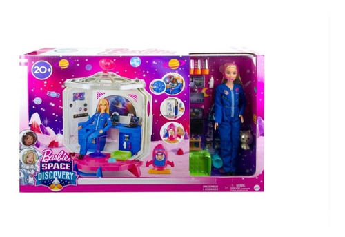 Barbie Muñeca Estacion Espacial Accesorios Space Discovery