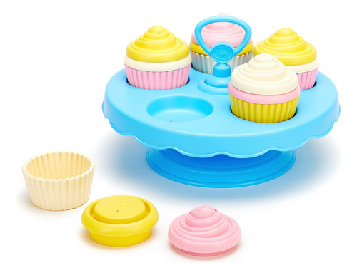Juego De Cupcake De Juguetes Verdes