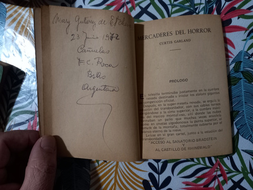 Mercaderes Del Horror Curtis Garland Editorial Rollan (Usado)
