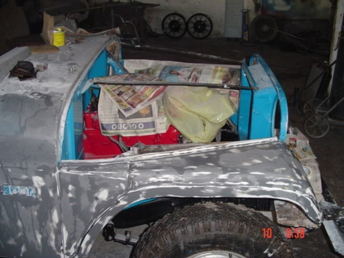Jeep Willys 4x4 Gasolina 1972 Azul Restaurado Original