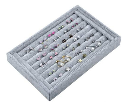 7 Ranuras Accesorios De Joyería Caja De Almacenamiento Caja 