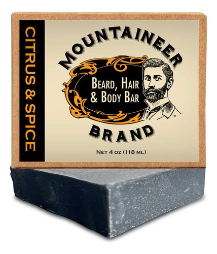 Mountaineer Brand - Barra Para Barba, Cabello Y Cuerpo, Jab.