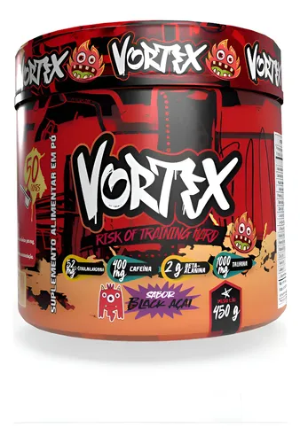 Pré-Treino Vortex Guaraná Azul 450g da MD Muscle Definition para