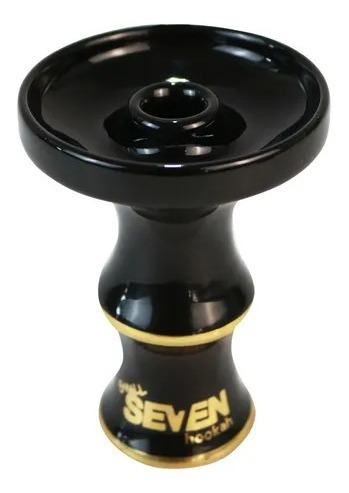 Imagem 2 de 3 de Rosh Cerâmica Para Narguile Seven Small + Borracha - Black