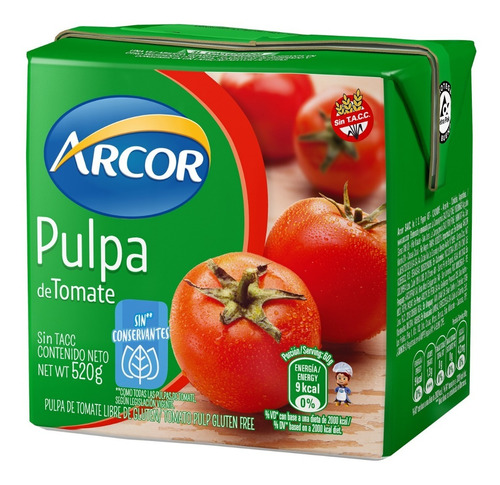 Pulpa De Tomate Suave Arcor Mediano