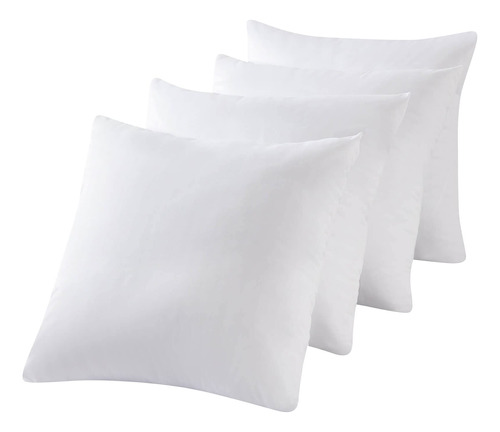 Paquete De 4 Protectores De Almohada Europeos Impermeables A