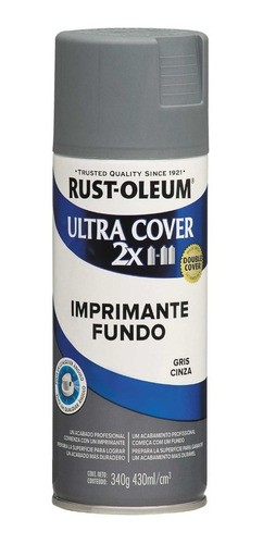 Pintura Aerosol Ultra Cover Imprimante Gris X 340 - Kromacolor