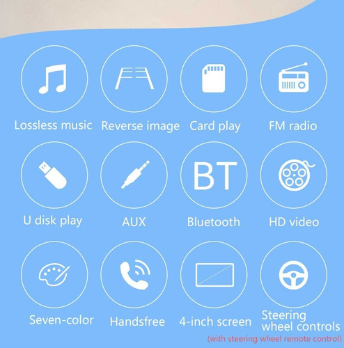 Imagem 5 de 8 de Aparelho Mp5 Automotivo Bluetooth Tela 4.1 Toyota Etios 1 Din Radio Mp3 Player Videos 4x60w Potente Rca Spotify