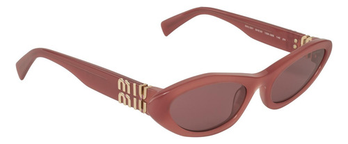 Miu Miu Mu 09ys 10m-08s Oval Shape Cognac Opal (Usado)