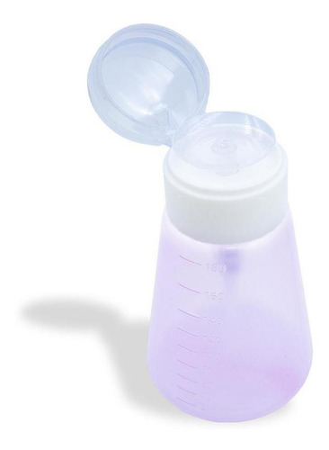 Porta Acetona De Plástico Removedor Esmalte Dosador 180 Ml