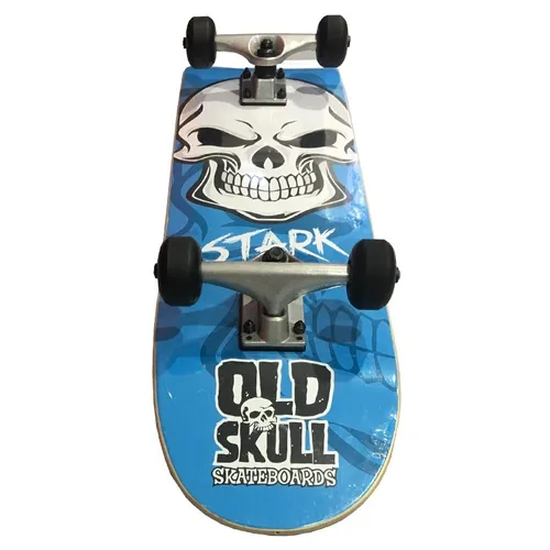 Skateboard Freestyle Doble Cola Stark Old Skull Calavera