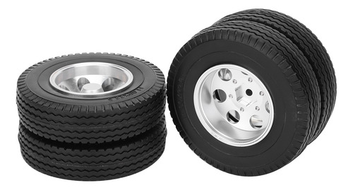Ruedas Traseras Rc Trailer De 2 Piezas Para Camión Tractor 1